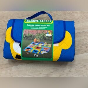 Sesame Street Picnic Mat - Blue, Yellow